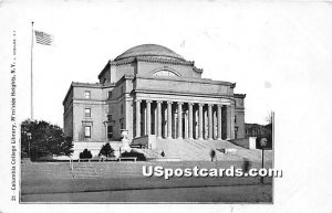 Columbia College Library - Morningside Heights, New York NY  