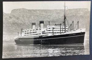 Mint Real Picture Postcard Shaw Savill Line QSMV Dominion Monarch