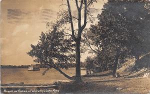 D6/ Traverse City Michigan Mi Real Photo RPPC Postcard 1915 Whitefish Lake Shore