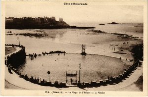 CPA Dinard- La Plage de l'Ecluse et la Piscine FRANCE (1021680)