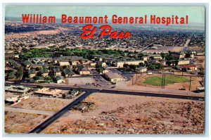 c1960's Aerial View William Beaumont General Hospital El Paso Texas TX Postcard