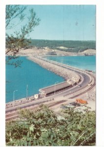 Canso Causeway, Cape Breton, Nova Scotia, Vintage 1958 Postcard, Slogan Cancel