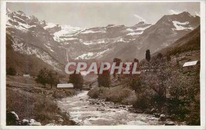 Modern Postcard Gavarnie Cirque and the Gave