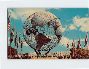 Postcard Unisphere, New York World's Fair, Queens, New York