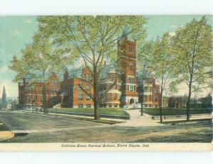 Divided-Back SCHOOL SCENE Terre Haute Indiana IN E2879