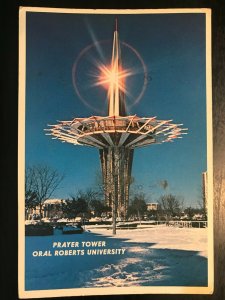 Vintage Postcard 1984 Prayer Tower Oral Roberts University Tulsa Oklahoma