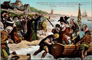 History Embarkation Of The Pilgrims