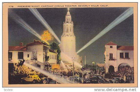 Premiere Night, Carthay Circle Theater, Beverly Hills, California, PU-1947