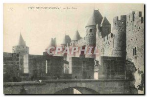 Old Postcard Cite Carcassonne Strings