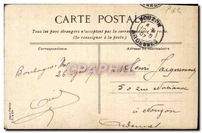 Old Postcard L & # 39Amiral Dawn Boat War