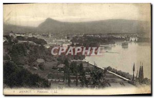 Old Postcard Annecy Panorama