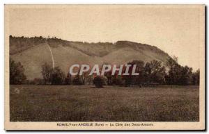 Romilly sur Andelle - La Cote of two lovers - Old Postcard