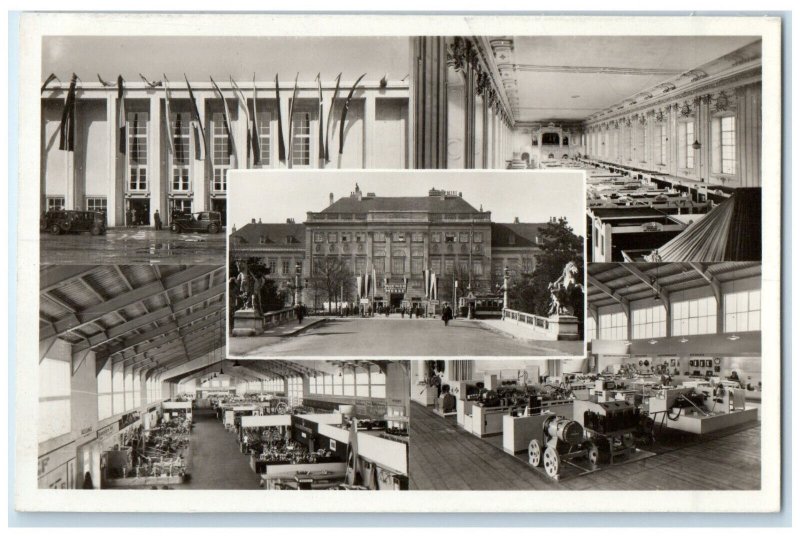 1951 Vienna International Fair Austria Multiview Vintage RPPC Photo Postcard