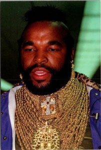 Mr. T Decked out In Gold Postcard