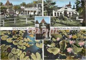 Postcard Modern BarboNtan Les Thermes (Gers) The Church and the Bains Clairs