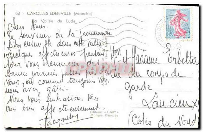 Postcard Modern Carolles Edenville La Valle Lude