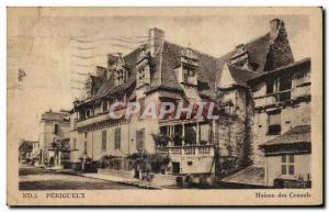 Old Postcard Perigueux Maison Des Consuls