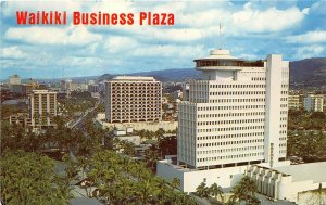 Honolulu Hawaii 1973 Postcard Waikiki Business Plaza