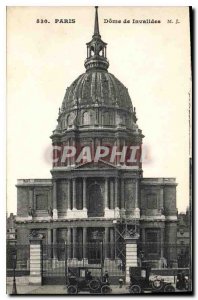Old Postcard Paris Dome of Les Invalides