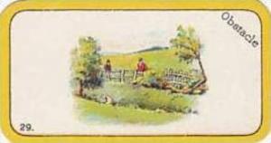 Carreras Vintage Cigarette Card Greyhound Racing No 29 Obstacle  1926