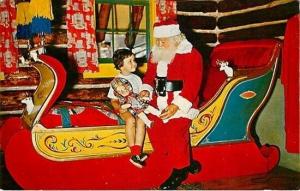 NY, North Pole, New York, Santa's Workshop, Home with Child, Mike Roberts