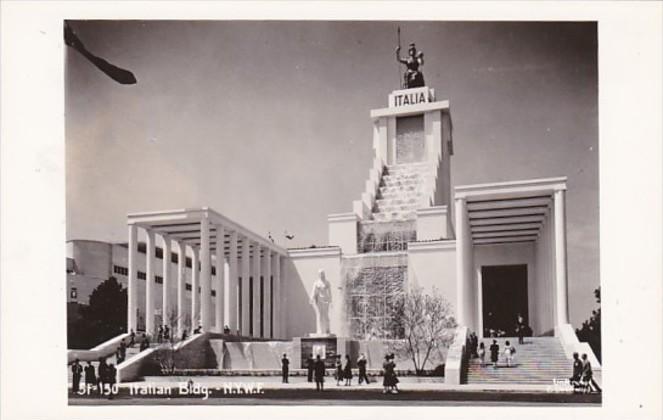 New York World's Fair Italian Building Real Photo