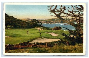 1940's Cypress Point Golf CLub Pebble Beach Postcard P128E