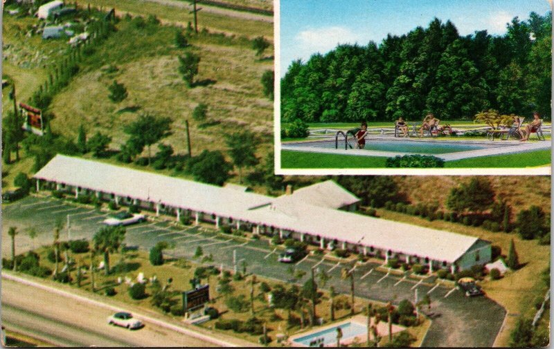 Stonewall Jackson Motel Dillon South Carolina Multi View Chrome Postcard 