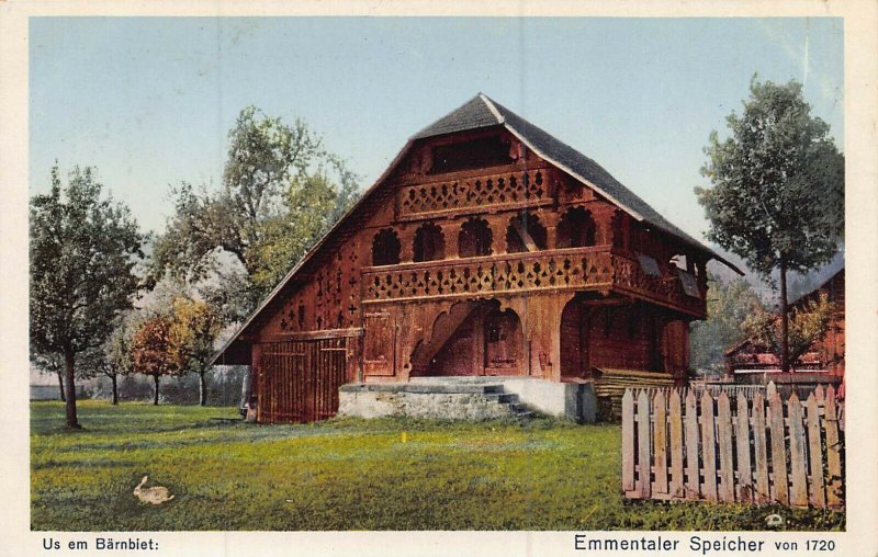 SWITZERLAND-US em BARNBIET-EMMENTALER SPEICHER von 1720~R DEYHLE PHOTO POSTCARD 