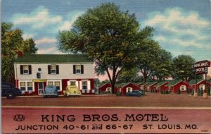 Linen PC King Bros. Motel Junction 40-61 and Route 66-67 in St. Louis, Missouri