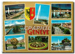 Modern Postcard Souvenir de Geneve