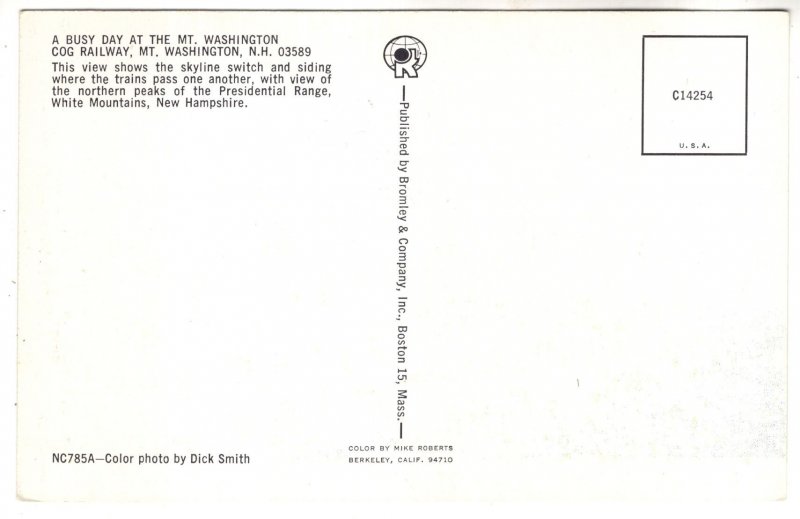 Mount Washington Cog Railway Train, New Hampshire