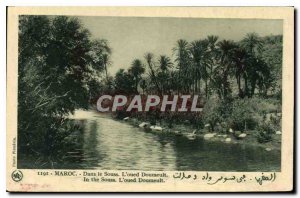 Old Postcard Morocco in the Souss Wadi Doumeult