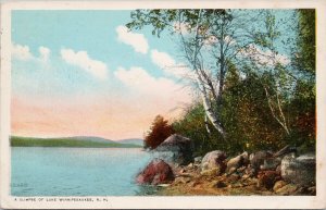 Lake Winnipesaukee NH New Hampshire Laconia NH Cancel Postcard E99