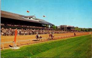 Kenneland Race Track Lexington Kentucky Ky Cancel Wob Blue Grass Horse Postcard 
