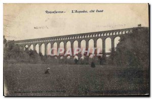 Old Postcard Roquefavour Aqueduct West Coast