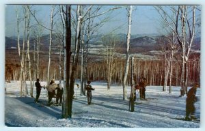 2 Postcards WHITEFACE MOUNTAIN SKI CENTER, New York NY ~ Practice Slope Trails