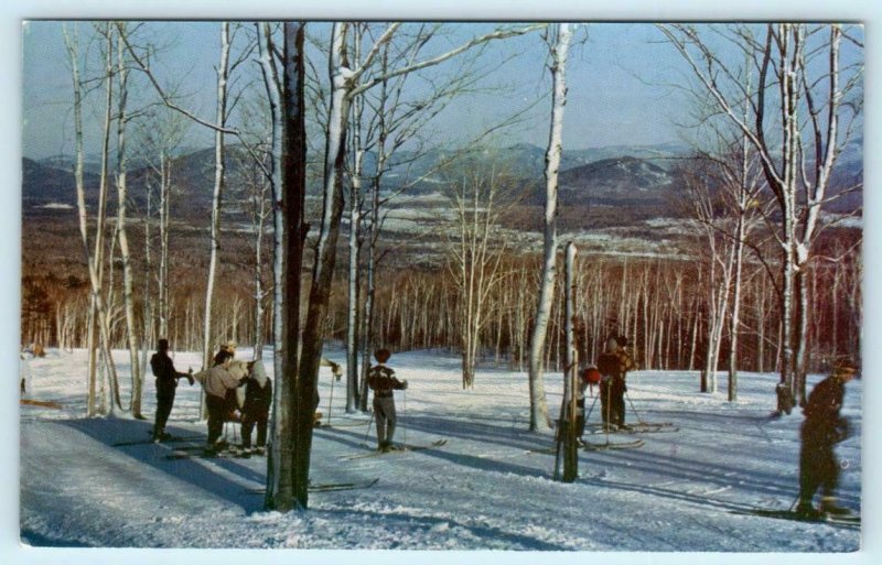 2 Postcards WHITEFACE MOUNTAIN SKI CENTER, New York NY ~ Practice Slope Trails