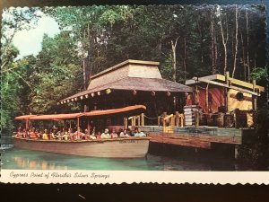 Vintage Postcard 1971 Cypress Point Glass Bottom Boats Silver Springs Florida