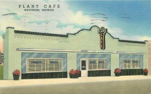 Waycross Georgia Plant Cafe 1951 Teich linen roadside 21-8973