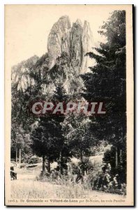 Old Postcard Grenoble to Villard de Lans by St Nizier the Three Maidens