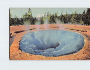 Postcard Morning Glory Pool, Yellowstone National Park, Wyoming