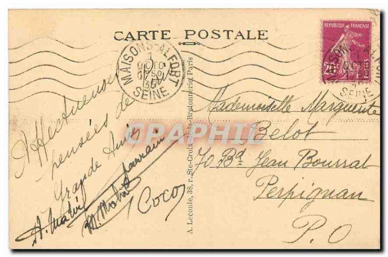 Old Postcard Paris Hotel des Invalides