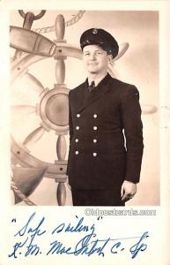 Sailor Military Real Photo Soldier Unused 