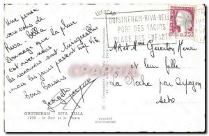 Modern Postcard Ouistreham Riva Bella Harbor and Lighthouse