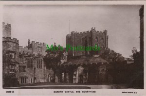 Co Durham Postcard - Durham Castle, The Courtyard   RS36719