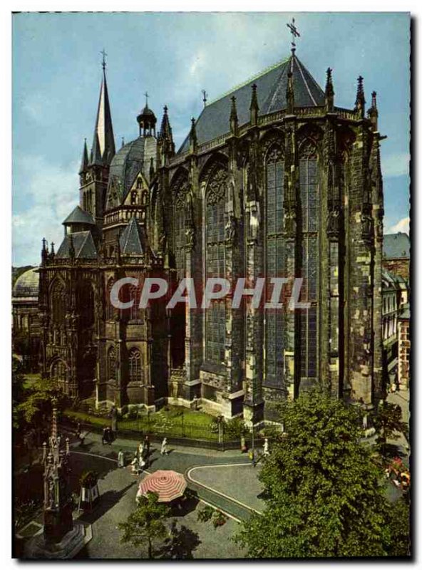 Old Postcard Bad Aachen Dom Cathedral