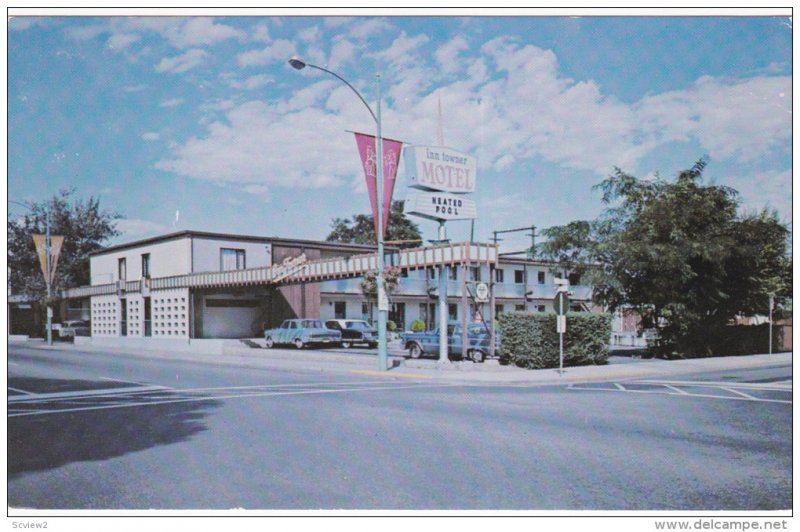 Exterior,  Inn Towner Motel,  Kelowna,  B.C.,   Canada,  40-60s