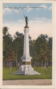 Chattanooga TN, Chickamauga Civil War Battle, Kentucky KY Monument, Confederate