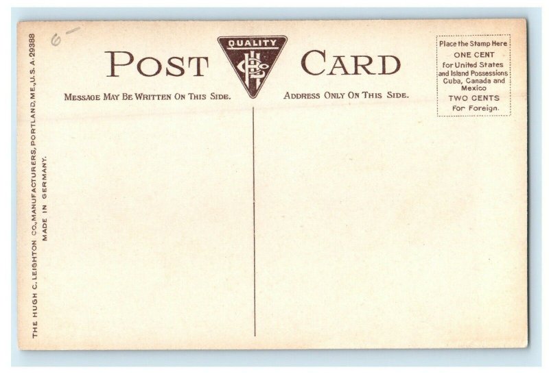 c1916 Summit House North Side, Mt. Tom Holyoke, Massachusetts MA Postcard 